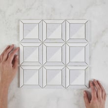 Naima Blue Stone Marble Mosaic Tile